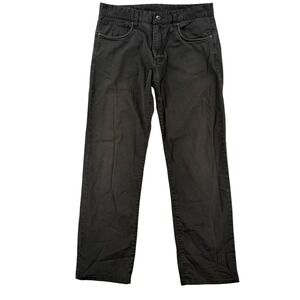 LINCS DC & Co Jeans Mens 34x32 Green Straight Leg Fit Stretch Denim Pants Y2K